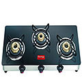Futuristic Gas Burner Oven with Glass-Top from Prestige