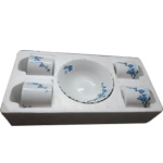 Ornate Tea Set by Larah, Borosil