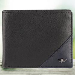 Admirable Black Gents Leather Wallet from Police