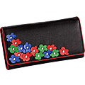 Online Leather Flower Design Wallet from Leather Talks