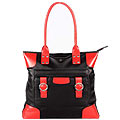 Red and Black styled Designer Ladies Genuine Leather Handbag from Leather Talk