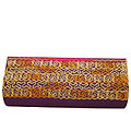 Gift Leather Clutch Bag in Purple for Ladies