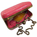 Fascinating Spice Art Pink coloured Leatherite Box Clutch for Pretty Ladies