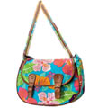 Beautiful Flower Power Messenger Bag Crafted by Avon
