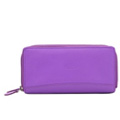 Trendsetting Purple Coloured Urban Forest Leather Wallet with a Feminine Touch