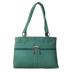 Classic Green Ladies Shoulder Bag