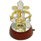 Lucky Crystal Ganesha Gift with Designer Lights