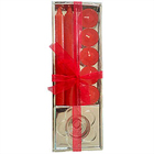 7 pcs assorted decorative candle with glass stand
