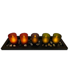 Brightness of Love Candles on a Tray