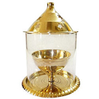 Spectacular Borosil Akhand Diya (Brass)