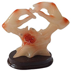 Immortal Love Hand Couple Showpiece