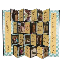 Magnificent Pop Up Personalized Zig Zag Card