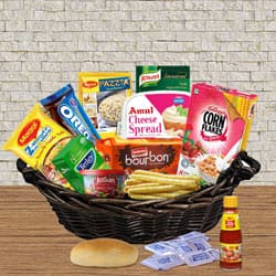Alluring Gourmet Food Gift Basket
