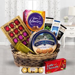 Festival Basket Full of Chocolates