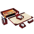 6 pcs Genuine Leather Planner Set in Brown from Leather Talk