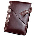 Genuine Leather Brown Colored Writing Cum Conference Pad from Leather Talk
