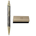 Stunning Parker IM Metal Twin Chiselled GT Ball Pen in Black Color