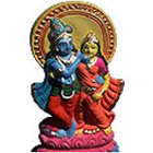 Portrait of Radha Krishna