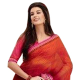 Enticing Faux Georgette Saree