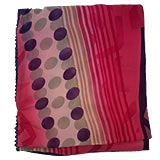 Fabulous Pink Color Printed chiffon Saree