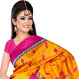 Trendy Suredael Designer Bhgalpuiri Silk Printed Multicolour Saree
