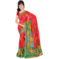 Marvelous Womens Georgette Fabric Saree by Suredeal
