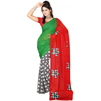 Classy Faux Gorgette Printed Saree