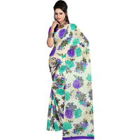 Remarkable Faux Georgette Printed Saree