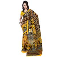 Mesmerizing Faux Georgette Printed Saree