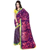 Sheeny Resplendence Faux Georgette Saree