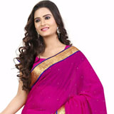 Radiance of Chromaticity Chiffon Saree
