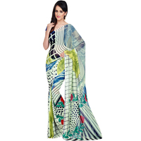 Appealing Dani Georgette Saree