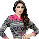 Ruched Cotton Printed Kurti