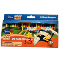 Disney Mickey Mouse Plastic Crayons