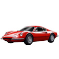 Engrossing Briskness Ferrari Model Car from Bburago
