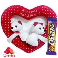 Amazing Two Teddy Bears in Heart