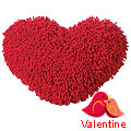 Cuddly & Romantic Red Heart Shape Love Cushion