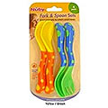 Nuby-2 Pack Angled Starter Spoon & Fork