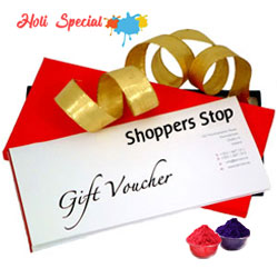 Shoppers Stop Gift Vouchers Worth Rs. 2500 with free Gulal/Abir Pouch