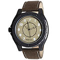 Brown colored stylish analog watch for men from Titan Fastrack