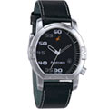 Stylish trendy watch in black from Titan Fastrack for gents