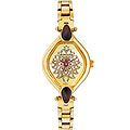Designer Gold Metallic Wrist Watch for Ladies from Titan Sonata