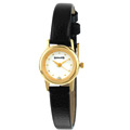 Casual watch in golden and black combination for ladies from Titan Sonata