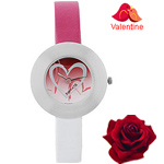Admirable Round Shaped Ladies Watch from Sonata