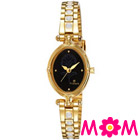 Black dial golden ladies watch from Titan