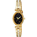 Black dial golden ladies watch from Titan