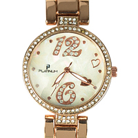 An Exclusively Trendy Ladies Watch adorned with Dazzling Stones