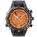 This outstanding gents wrist watch from Timex with orange round dial and exclusive features is exclusively designed for those who wants to make a mark with their fashion statement.