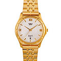 Beautiful white dial analog watch for gents from Timex