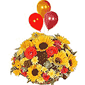 Bouquet with Balloons